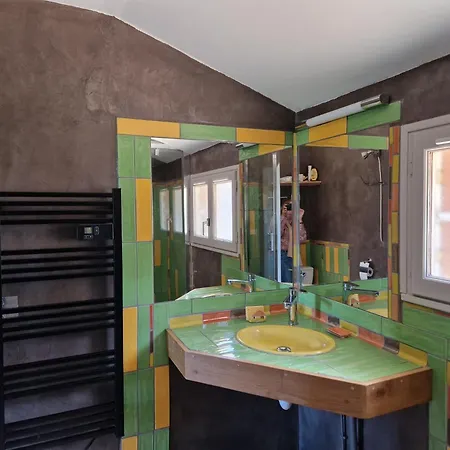 La Maisonnette Avec Belle Vue A St Rome De Tarn בית נופש